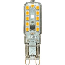 (1 adet) Osaka 5W 3000K (Sarı Işık) G9 Duylu LED Kapsül ampul