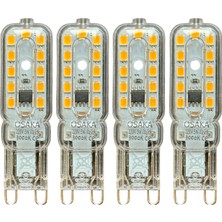 (4 adet) Osaka 5W 3000K (Sarı Işık) G9 Duylu LED Kapsül ampul