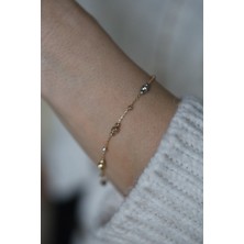 Yenigün Kuyumculuk 14 Ayar Altın Dorika Sıralı Bileklik