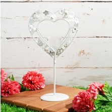 Ksv Ferforje Tekli Ayaklı Şamdan- Dekoratif Mumluk 34 cm .