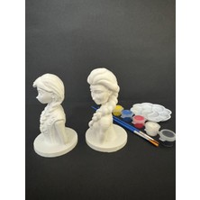 Elsa ve Anna Karlar Ülkesi 3D Figür