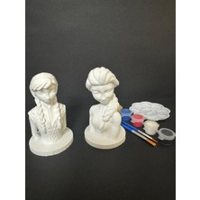 Elsa ve Anna Karlar Ülkesi 3D Figür