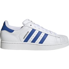 adidas Superstar II Kadın Spor Ayakkabı Beyaz Deri Üst Kauçuk Taban ile Konforlu Tasarım