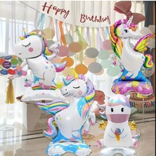 Didosh Party House Renkli Unicorn Ayaklı Balon Seti