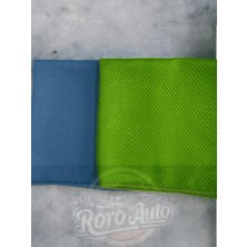 Roro Auto Olimpos 2'li Mikrofiber Cam ve Jant Silme Bezi 40 x 40 cm