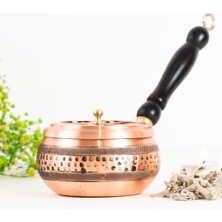 Kulplu Bakır Motifli Demet ve Reçine Tütsülük