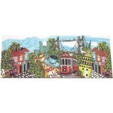 Büro Ev Ofis Dekoru Için Istanbul Hediyesi Seri Magnet