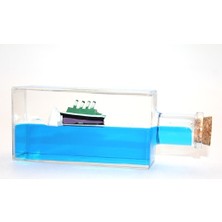 Büro Ev Ofis Dekoru Için Hediyelik Şişede Batmayan Gemi