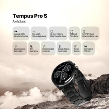 Ttec Tempus Pro S 45MM Amoled Ekranlı Yuvarlak Metal Kasa 2SW08