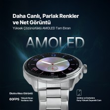 Ttec Tempus Pro S 45MM Amoled Ekranlı Yuvarlak Metal Kasa 2SW08