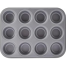 Xesha Muffin Kalıbı 12 Bölmeli Tartolet Kalıbı 12 Li Kek Kalıbı Çok Amaçlı Kalıp