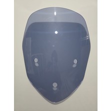 Motocam Piaggio X9 250 -500  Siperlik Ön Cam 2005 2007 Model 59CM Açıkfüme Renkli 4mm