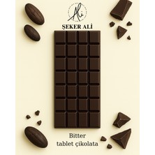 Şeker Ali Bitter Belçika Çikolatası Tablet 100 gr