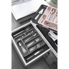 Luxury Açılabilir Çift Taraflı Kaşıklık | Çekmece Içi Kaşıklık Açılan Kaşıklık Uzayabilen Kaşıklık Kepçelik 1 Adet