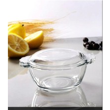 Luxury Basic Cam Mini Kase Kapaklı Tencere 2 Adet 97343 1 Adet