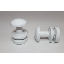 Banyo Bornoz Askısı Havlupan Bornoz Askısı 4 Adet Beyaz