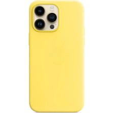iPhone 14 Pro Max Içi Kadife Silikon Lansman Premium Kılıf