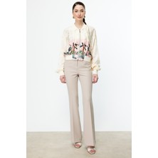 On Desenli Ribanalı Ceket 56511