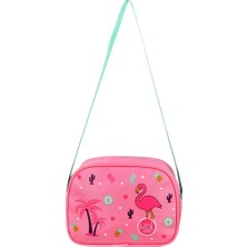 Waddell Lisanslı Flamingo Desenli Ilköğretim Okul Sırt Çantası & Beslenme Çantası