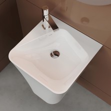Creavit Avis Beyaz Delikli Monoblok Lavabo 45 cm AV145
