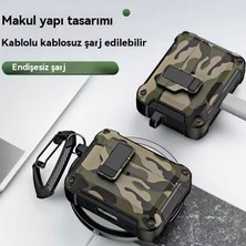 GXG Airpods 4 Koruyucu Kılıf Için Kamp Tarzı Anahtar (Yurt Dışından)