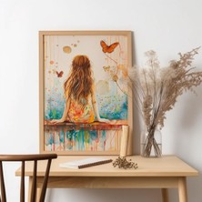 Art-Ahşap Çerçeveli Bohomien Tablo