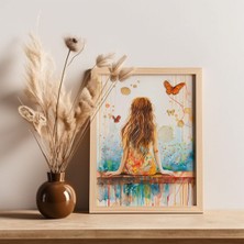 Art-Ahşap Çerçeveli Bohomien Tablo