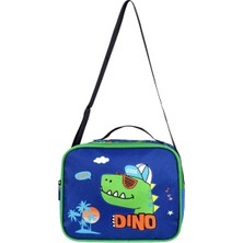 Waddell Lisanslı Dino Desenli Ilkokul Çantası & Beslenme Çantası