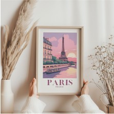 Art-Ahşap Çerçeveli "paris" Tablo