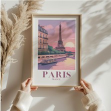 Art-Ahşap Çerçeveli "paris" Tablo
