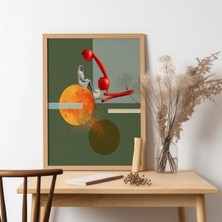 Art-Ahşap Çerçeveli Modern Art Tablo