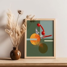 Art-Ahşap Çerçeveli Modern Art Tablo