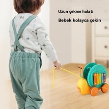 Perfect Çocuk Çekme Salyangoz Mancınık Araba Çok Fonksiyonlu Eğitici Oyuncak (Yurt Dışından)