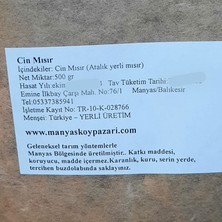Manyas Köy Pazarı Doğal Ata Tohumdan Yerli Cin Mısır 500 gr Gdo'suz