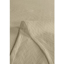 Pamuk Doria  Bej Çift Kişilik Pike Takımı 200 x 230  cm
