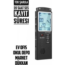 32 GB LED Ekranlı Profesyonel Ses Kayıt Cihazı Okul Ders Not,toplantı