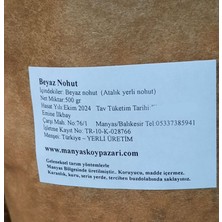 Manyas Köy Pazarı Doğal Yerli Ata Tohum Nohut 500 gr