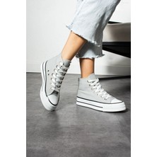 Lujin Store Yüksek Taban Canvas Platform Spor Ayakkabı