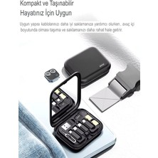 Aynalı 8 In 1 Çok Fonksiyonlu Seyahat Seti Çoklayıcı Çevirici Aynalı Stand
