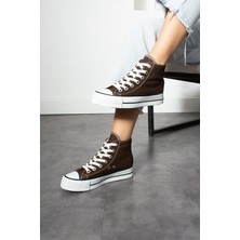 Lujin Store Yüksek Taban Canvas Platform Spor Ayakkabı
