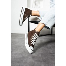 Lujin Store Yüksek Taban Canvas Platform Spor Ayakkabı