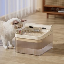 Mkjinmei Smart Pet Kablosuz Su Sebili Otomatik Sirkülasyon Sensörlü Su Sebili (Yurt Dışından)
