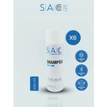 SAC Life Saç Dökülmelerine Karşı ve Saç Ekim Sonrası Şampuan - 6'lı Set