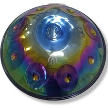 Titanium Handpan 9 Tonlu Re Minör ( Çanta,bakım Yağı ve Renkli Kuşak ile Birlikte Gönderilir)