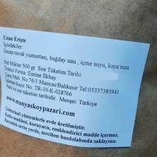 Manyas Köy Pazarı Doğal Ev Yapımı Köy Yumurtalı Erişte 500gr'Lık Paket