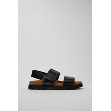 Erkek Brutus Sandalet - Siyah