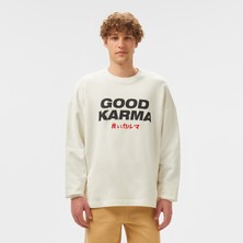 Unıted4 Odgo Erkek Beyaz Sweatshirt