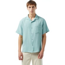 Unıted4 M Oversize Erkek Mavi Gömlek