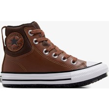 Converse Chuck Taylor All Star Berkshire Çocuk Kahverengi Deri Bot