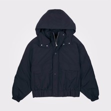 Converse Kadın Kapüşonlu Siyah Ceket